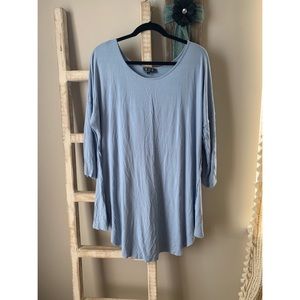 Pale blue tunic